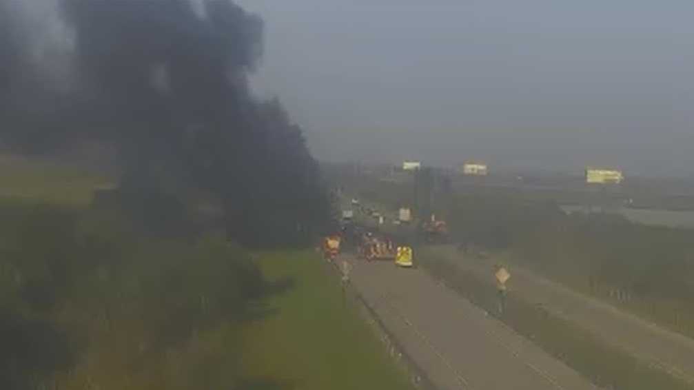 Southbound Turnpike Lanes Reopen After Tractor Trailer Fire in St. Lucie County