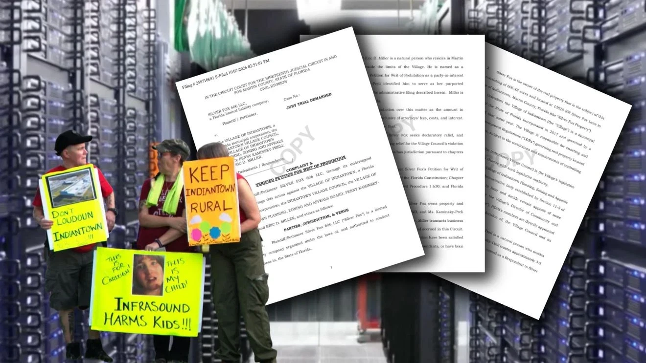 Developer Sues Indiantown Over Stalled $25 Million Data Center Plat
